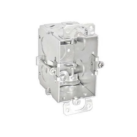 Southwire Electrical Box, 7.5 cu in, Switch Box Type, Steel, Rectangular Shape G500-OW